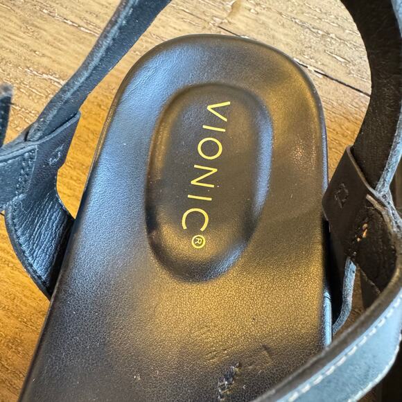 VIONIC Women's Size 9 Jamie Platform Sandal Comfort Casual Goth Goddess Lug - Picture 14 of 16